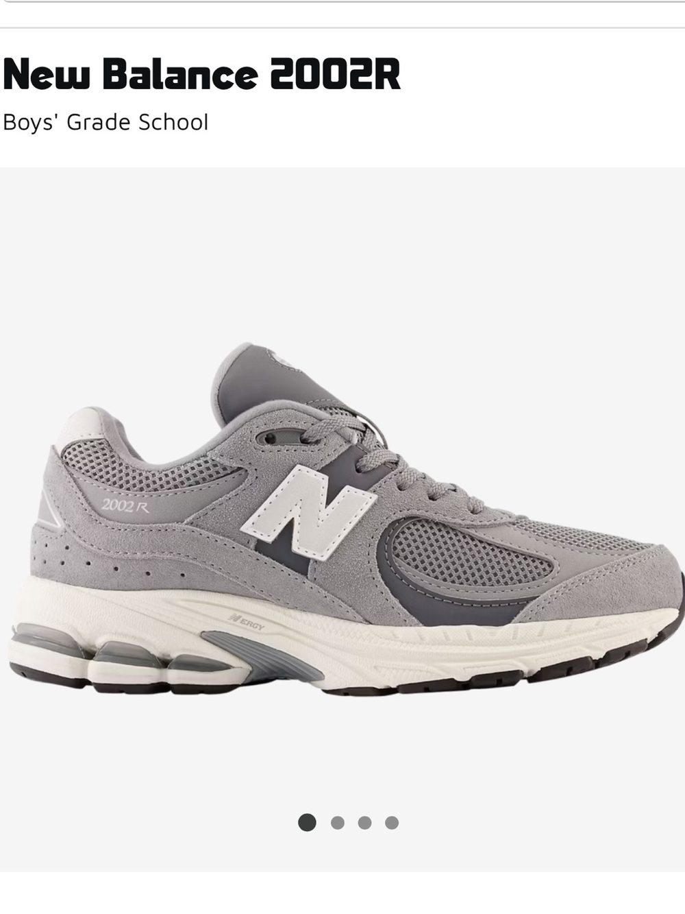 new balance gs 2002r sneaker